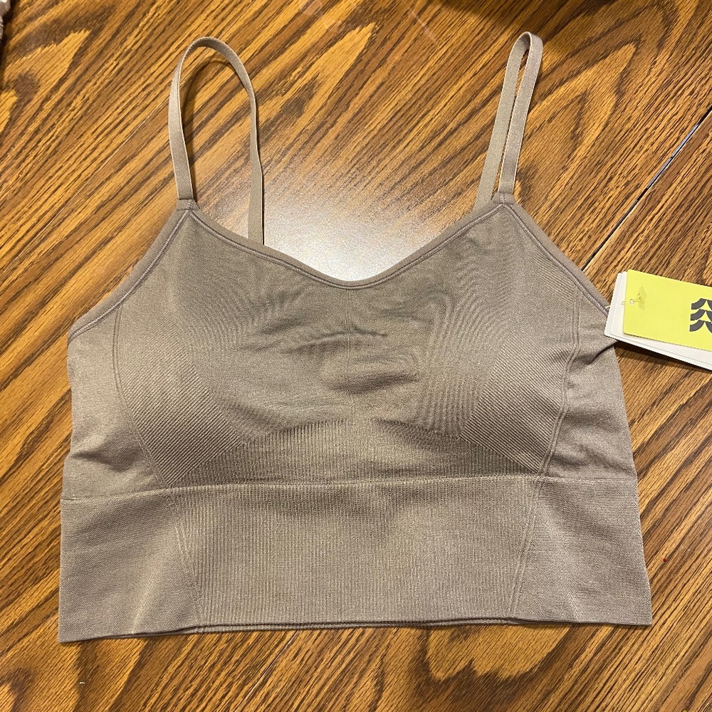 All In Motion by Target Tan Sports Bra NWT